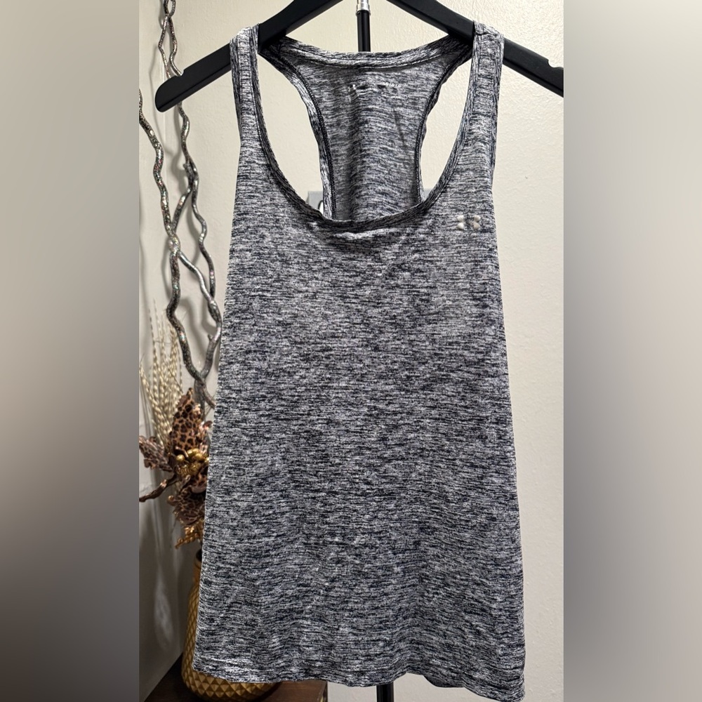 LG Grey Space-Dye Racerback Tank